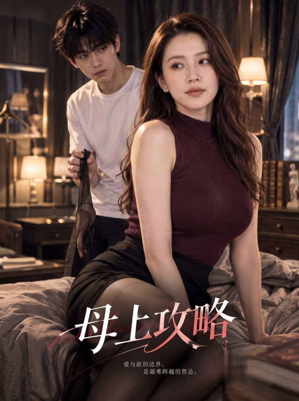 AI成人短剧 母上攻略 第7集 醉酒少妇发现儿子偷窥秘密后主动索求肉体