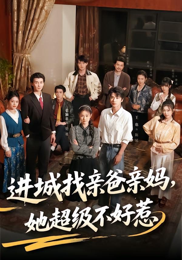 进城找亲爸亲妈，她超级不好惹 的封面