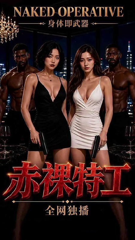AI成人短剧 赤裸特工 1-2 姐妹花在特训营成人礼中被黑人男子粗暴占有