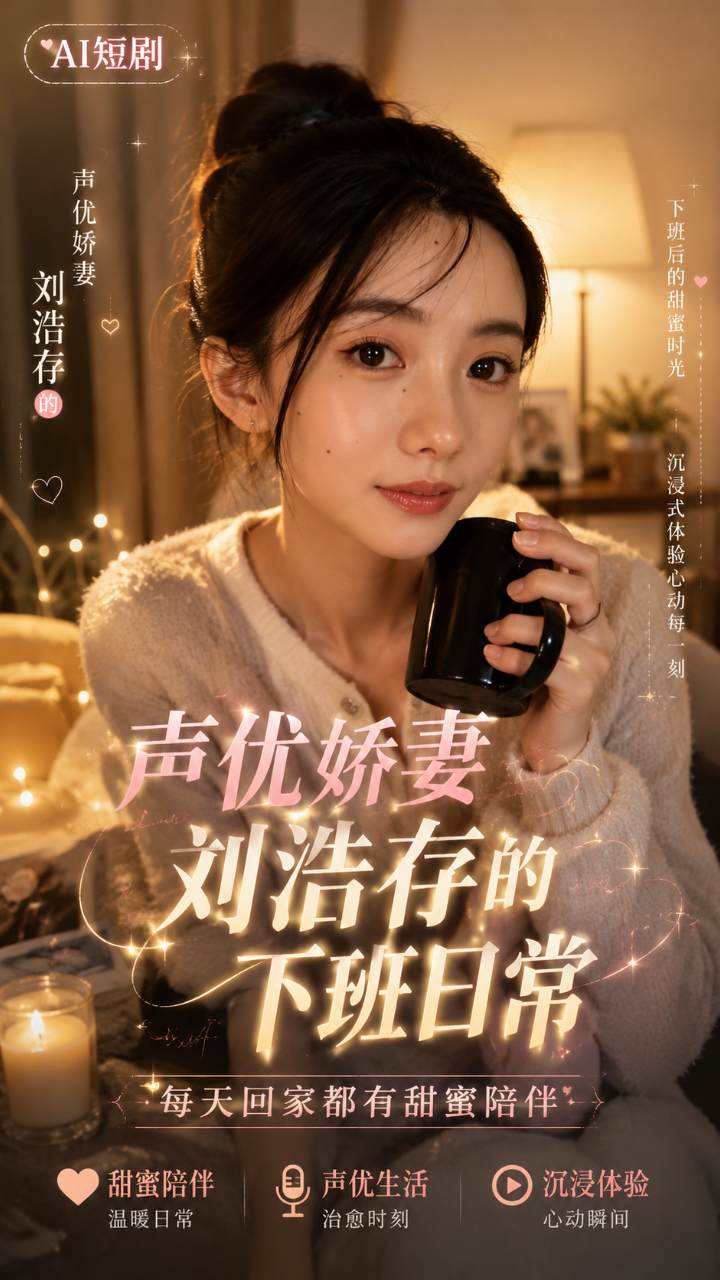 声优娇妻 刘浩存 每天下班都要狠狠的干她