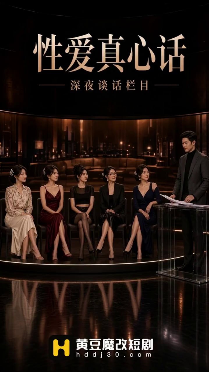 AI成人短剧 性爱真心话 第1集 访谈节目中五位女嘉宾直面露骨性爱话题