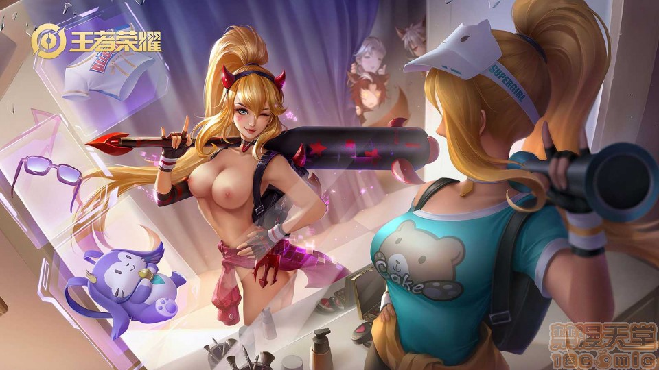 王者榮耀19年全系列エロ作品合集【2D同人-極品】, страница 129