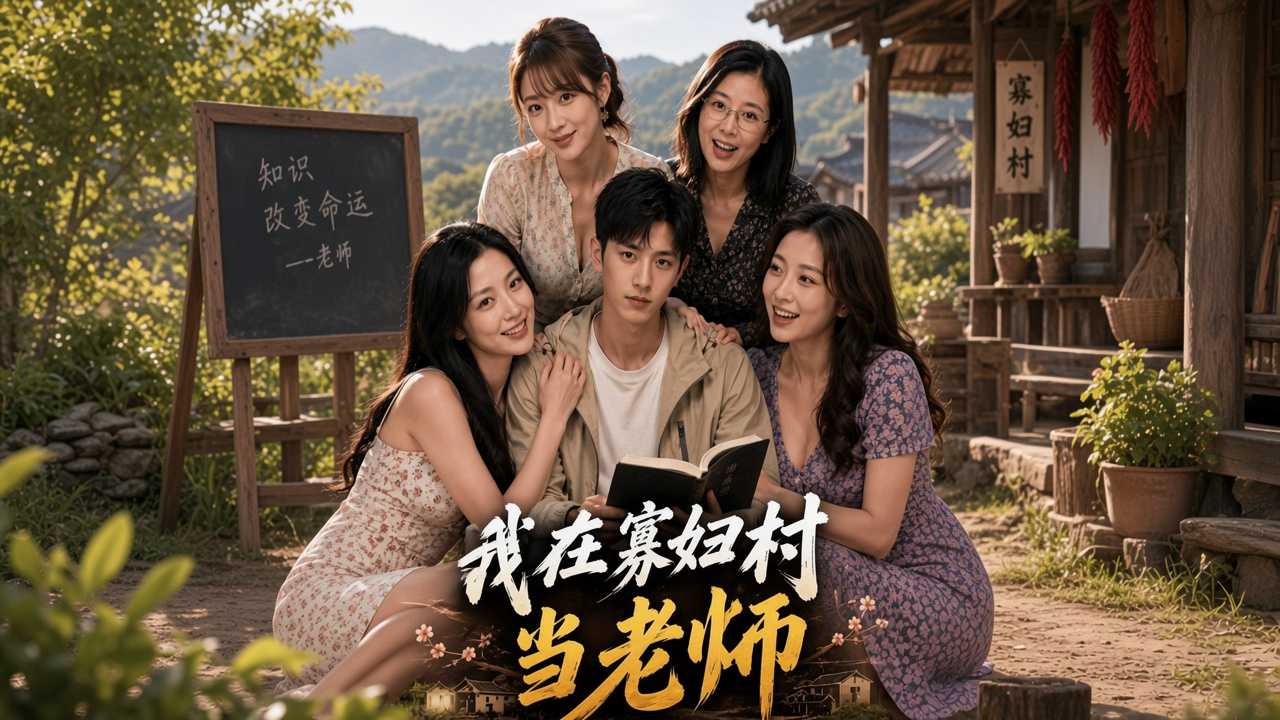 Poster for Episode 1 of "I Became a Teacher in the Widow Village"
