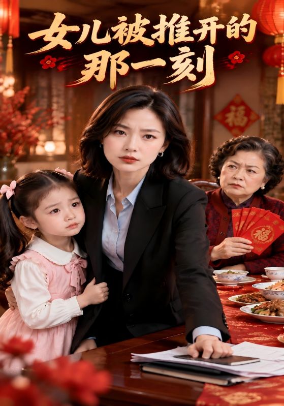 女儿被推开的那一刻
