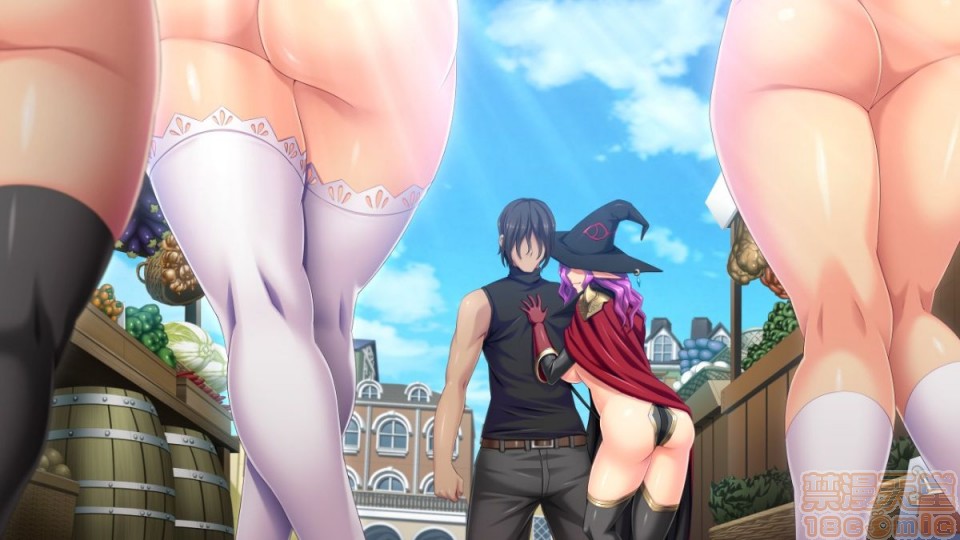 [ルネ] 巨乳エルフ母娘催眠 「はい……人間様のオチ○ポを母娘でしゃぶらせていただきます……」, หน้า 384