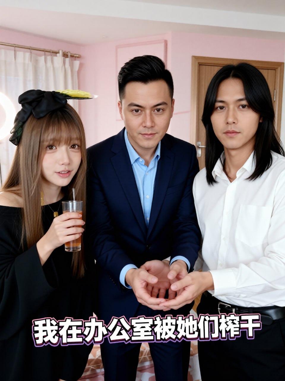 AI成人短剧 我在办公室被她们榨干 两位女同事午休时分围攻男同事榨干体力