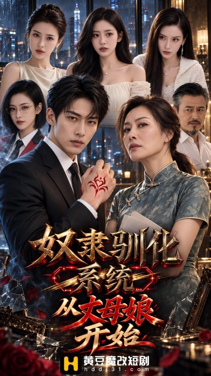 AI成人短剧 奴隶驯化系统从丈母娘开始 第1集 觉醒系统后将丈母娘与亲戚悉数驯服
