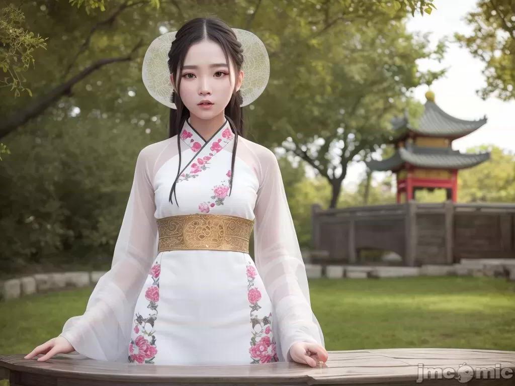 [AI Generated]-AI girl -Hanfu01 第1话, страница 54