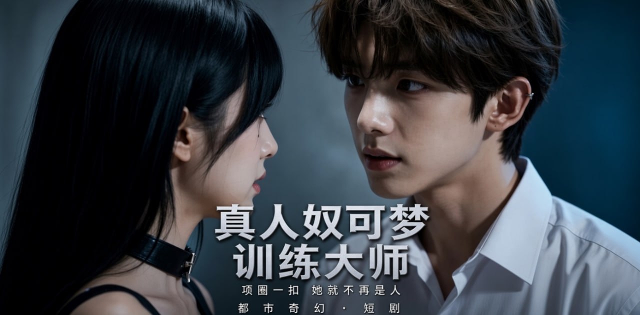 AI成人短剧 真人奴可梦训练大师 第8集 巨乳熟女母亲化身痴女特工在擂台当众自慰暴射