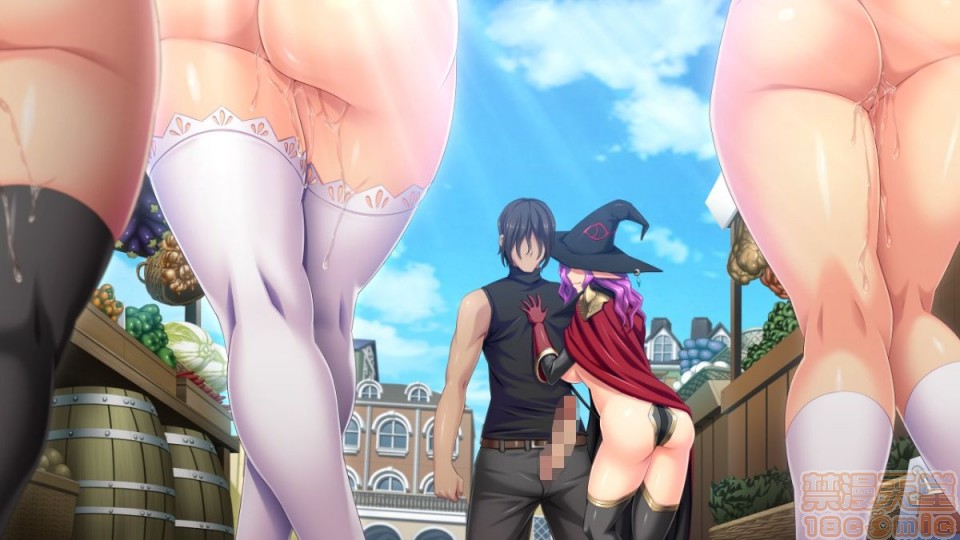 [ルネ] 巨乳エルフ母娘催眠 「はい……人間様のオチ○ポを母娘でしゃぶらせていただきます……」, page 385