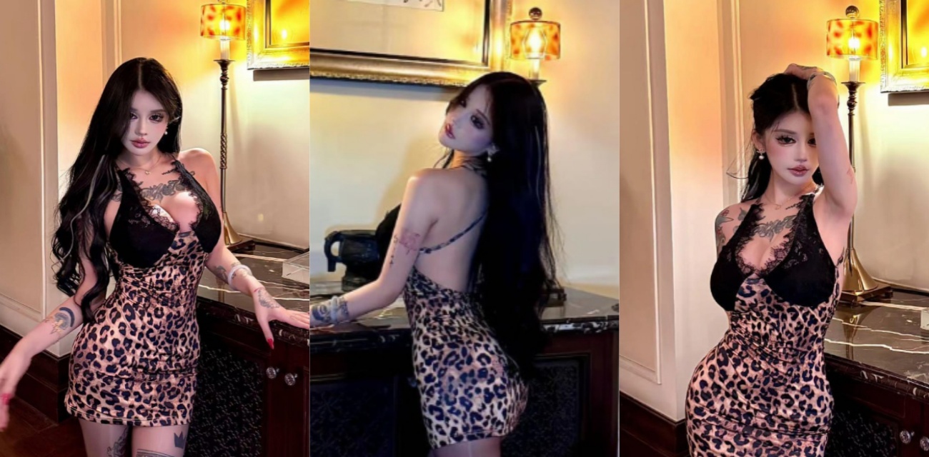 纹身美女粉色房间激烈互动 面试变调过程完整曝光表情投入反差强！