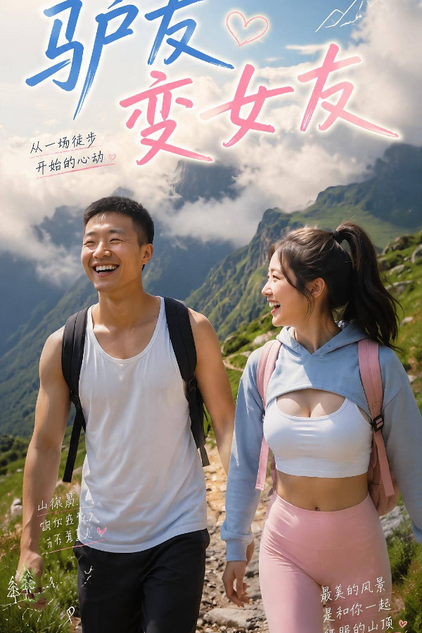 Плакат для 驴友变女友【AI色情短剧】单行本