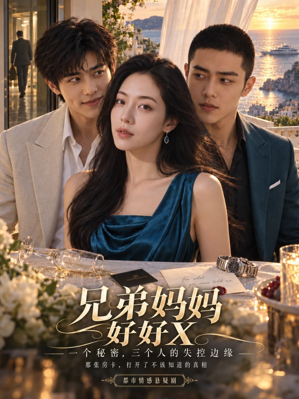 AI成人短剧 兄弟妈妈好好操 第8集 嫉妒成性的好友趁醉对男主母亲实施暴行