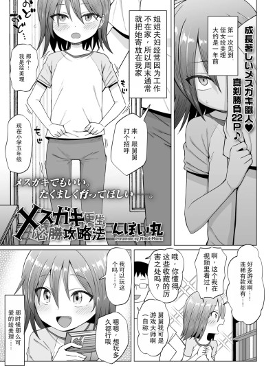 Плакат для [んぼい丸] メスガキ更生必勝攻略法 (COMIC LOE VOL.14 MSGK) [中国翻訳]