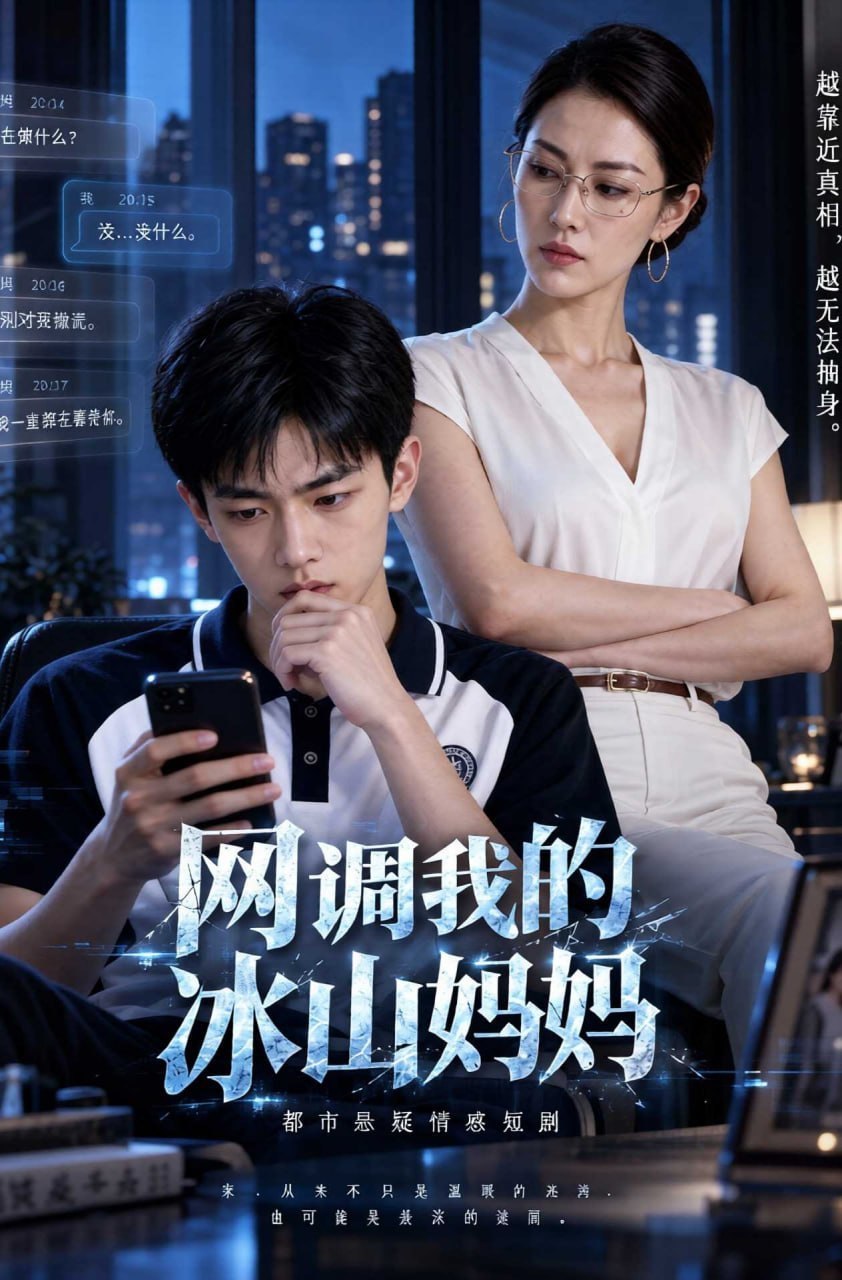 AI成人短剧 网调我的冰山妈妈 第6集 禁欲CFO母亲深夜沦为儿子掌控下的卑微玩物